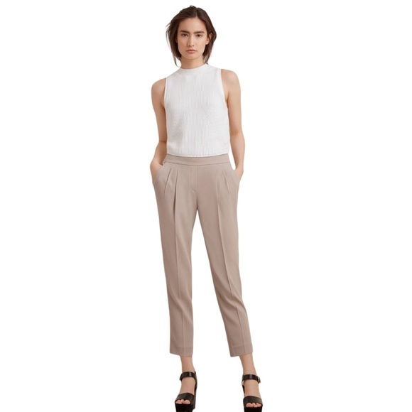 Aritzia Babaton Cohen Classic Fit Tapered Grazer Grey / Lavender Size 4 NWT - Picture 1 of 8